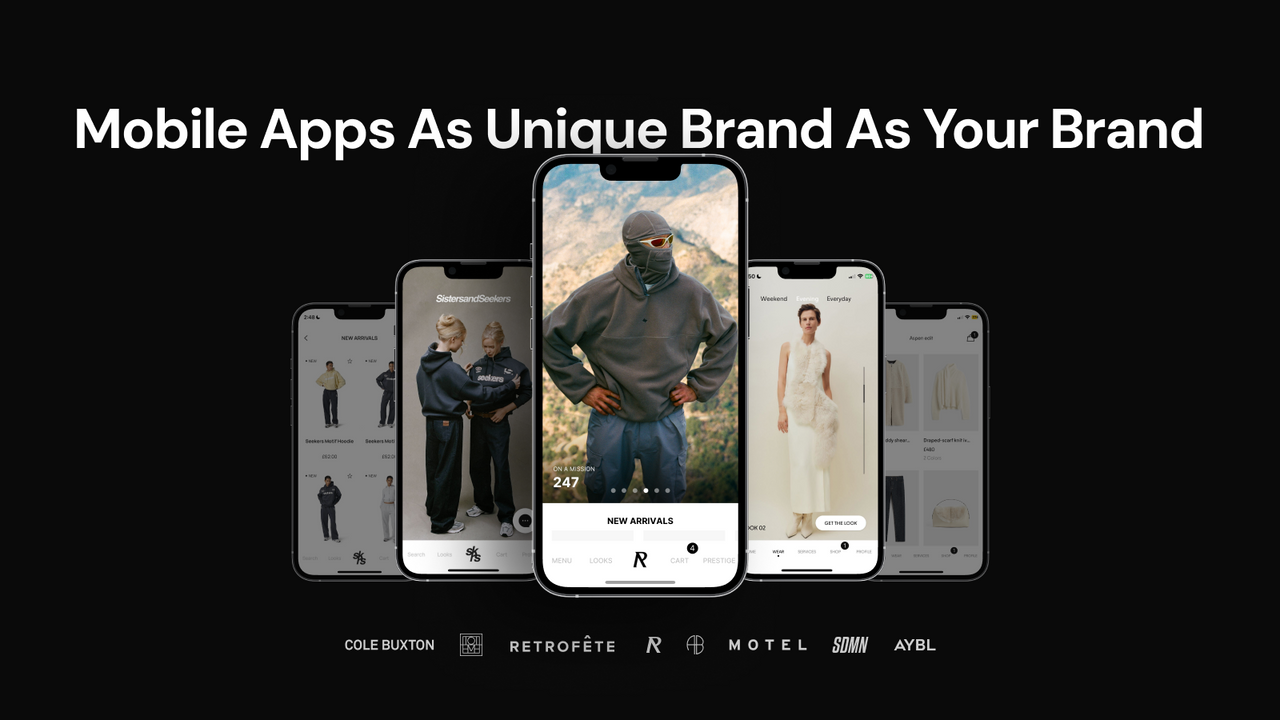 Mobile apps tailored to your brand with sleek, modern designs.