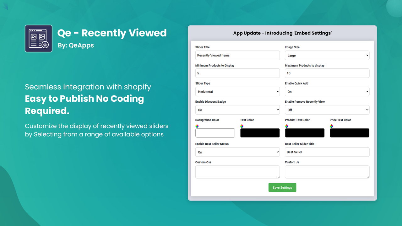 No coding required, ensuring a hassle-free setup process