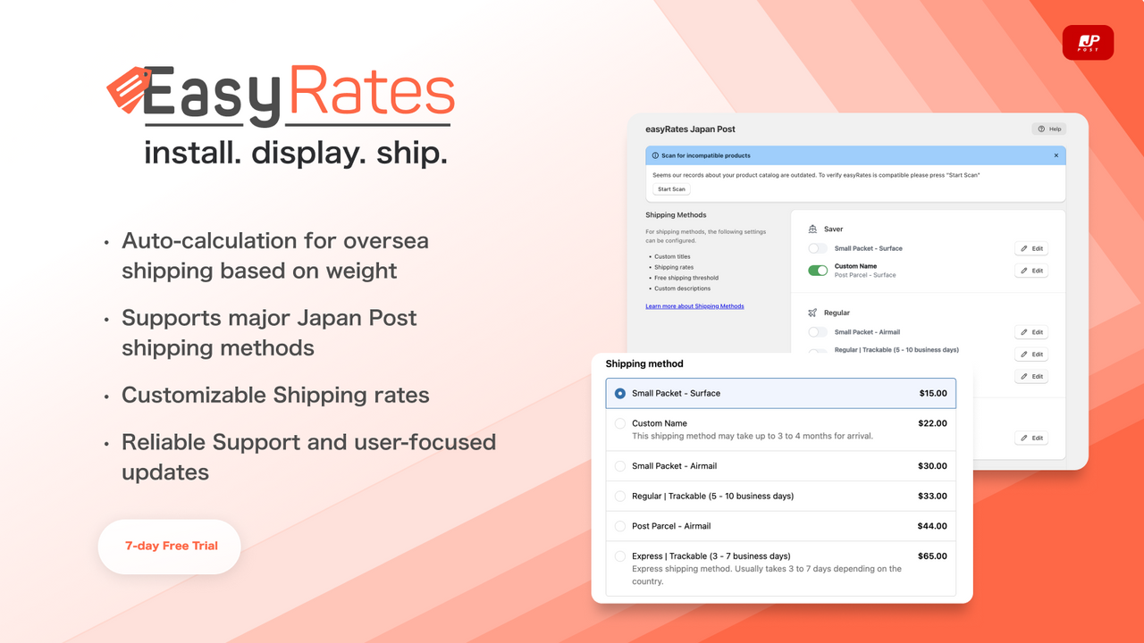 easyRates: Japan Post