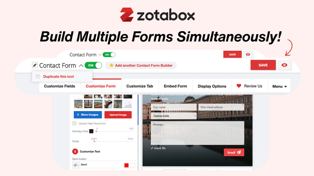 Zotabox Contact Form Builder