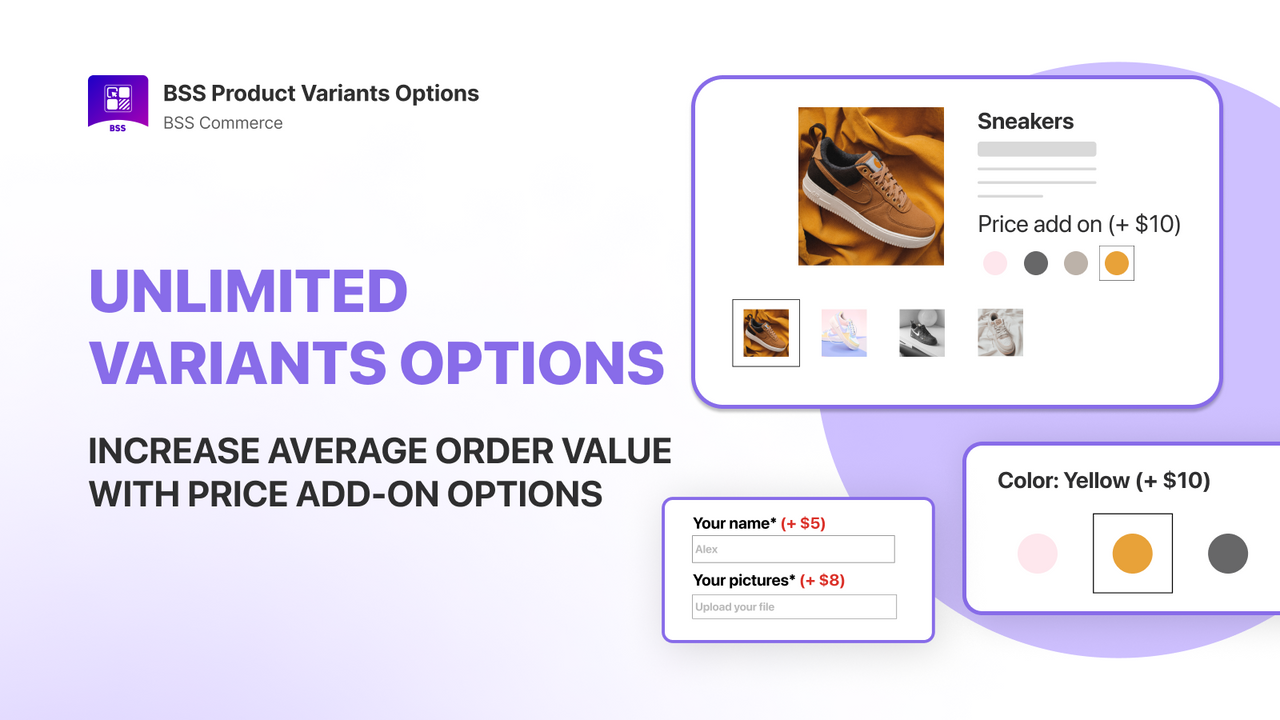 BSS Product Options, Variant