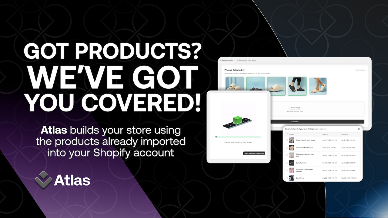 Generate stores from your own products on Shopify.