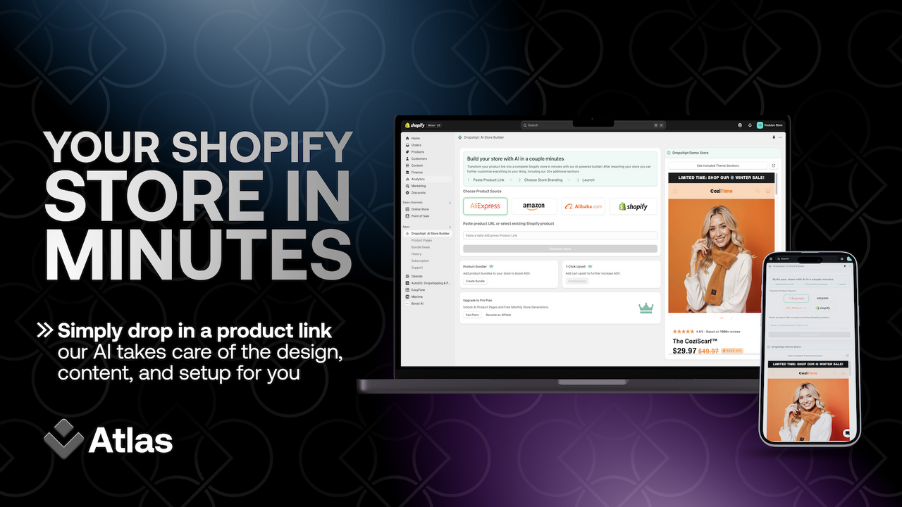 Atlas: Build your next store in minutes with AI