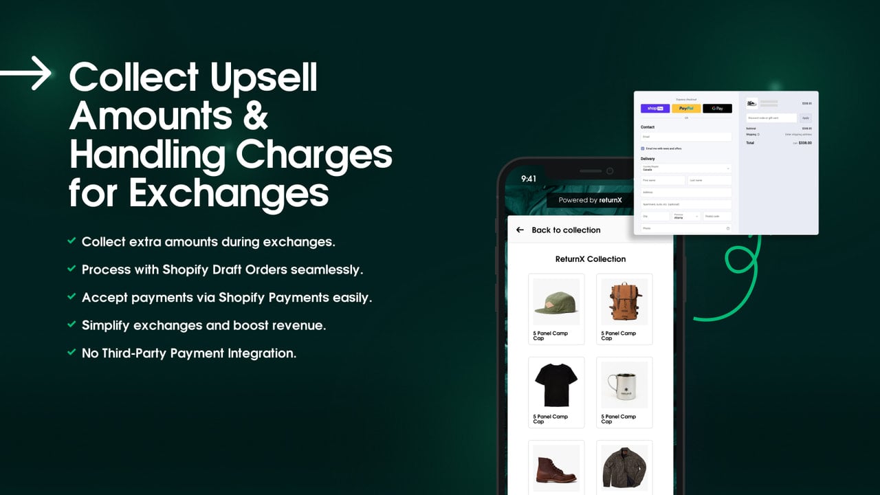 Collect Extra Upsell amount seamlessly with Shopify Payments