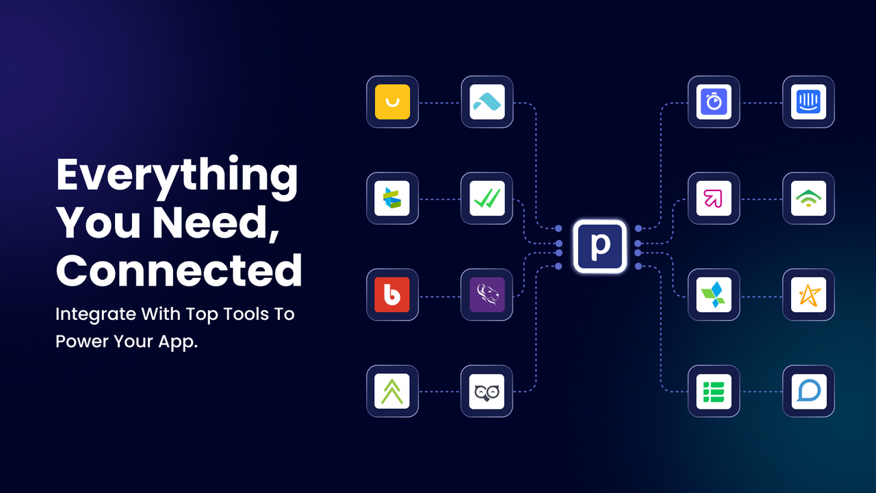 Integrate with top tools to power your app.