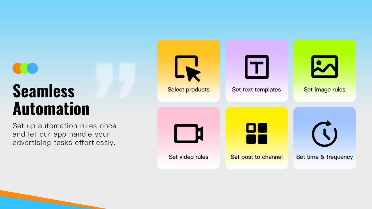 Seamless automation, handle advertising tasks effortlessly.