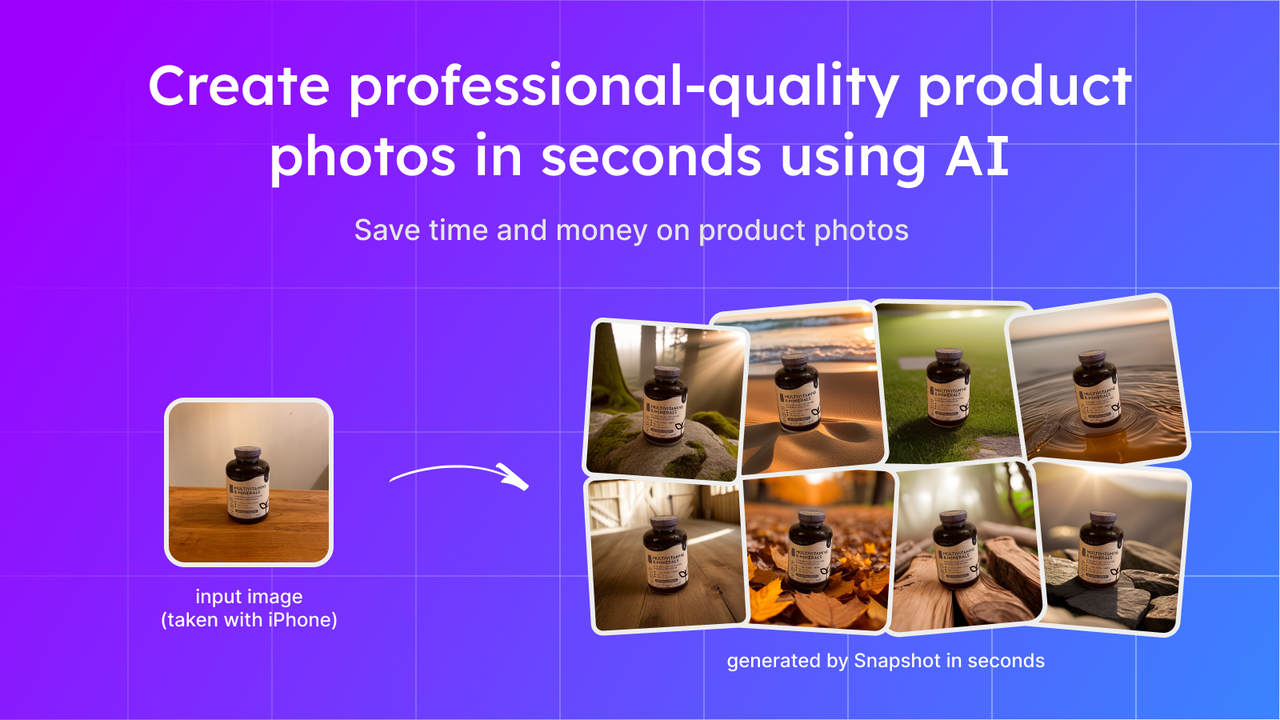 Snapshot: AI Product Photos